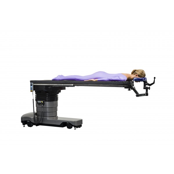 Radiolucent Neurosurgical Horseshoe Headrest with Traction Device