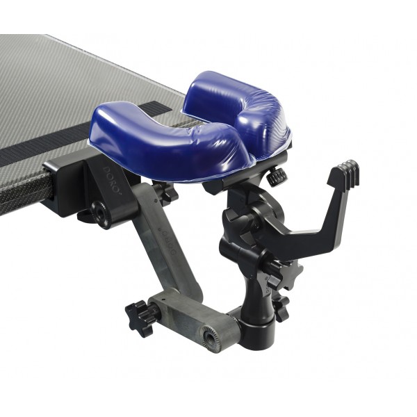 Radiolucent Neurosurgical Horseshoe Headrest with Traction Device