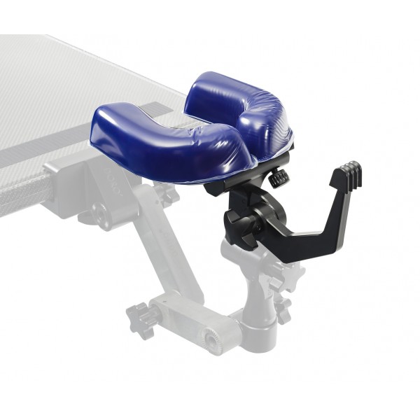 Radiolucent Neurosurgical Horseshoe Headrest with Traction Device