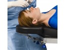 Double joint narrow headrest for OPH, ENT, STOMATOLOGY