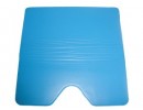 Mattress cover with uro cut-out