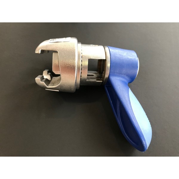 Automatic notched clamp for square rod (20 mm)