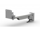 Flat panel monitor holder double joint