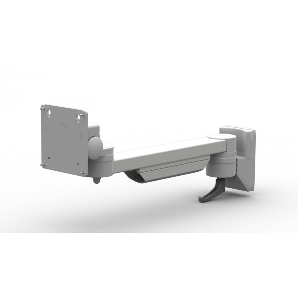 Flat panel monitor holder double joint