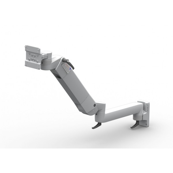 Flat panel monitor holder triple joint with height adjustement (spring)