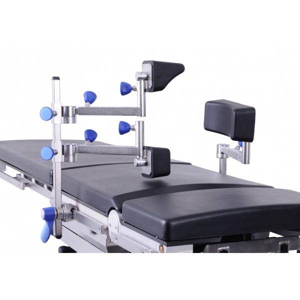 Articulated double base for body supports