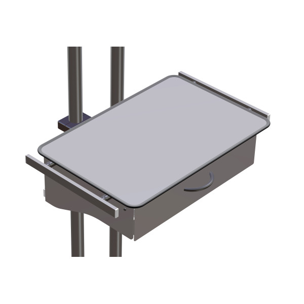 Universal tray with drawer