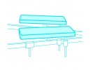 Pair of leag support for ORT5000 B/C